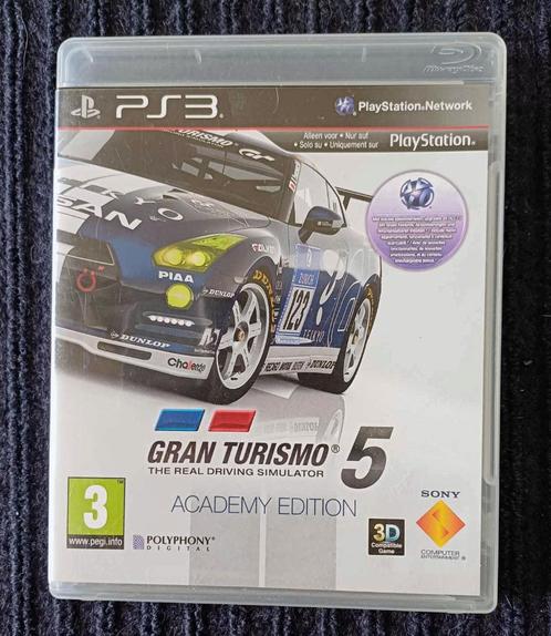 PS3 - Gran Turismo 5 - Academy Edition  +  Bonus, Consoles de jeu & Jeux vidéo, Jeux | Sony PlayStation 3, Comme neuf, Course et Pilotage