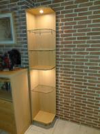 hoekkast, Huis en Inrichting, Kasten | Vitrinekasten, Ophalen, Met plank(en), Minder dan 50 cm, 200 cm of meer