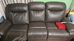 Automatisch bruin leder zetel 3 plaats, Ophalen, Nieuw, Leer, Bruin