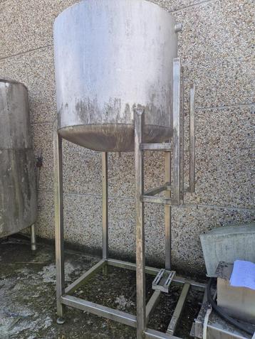 inox vat 650 L, Enlèvement, Utilisé