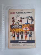 Vintage reclame advertentie "Gratis Playmobil bij Diamant", Kinderen en Baby's, Speelgoed | Playmobil, Ophalen of Verzenden, Gebruikt