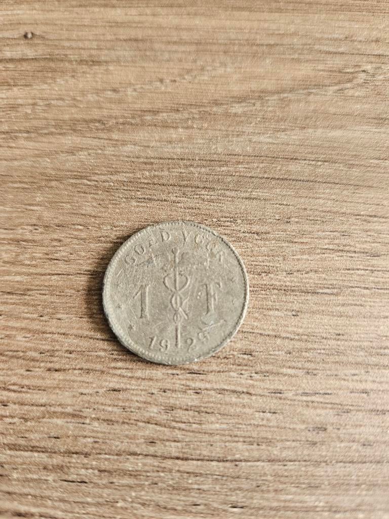 Belgisch Congo 1929 1 F, Ophalen