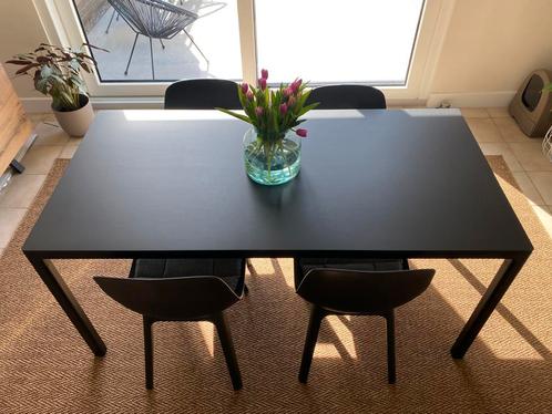 Hay T12 eettafel zwart, Huis en Inrichting, Tafels | Eettafels, Gebruikt, 50 tot 100 cm, 150 tot 200 cm, Vijf personen of meer