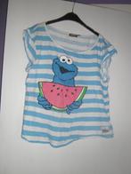 t-shirt dames XL koekiemonster, Gedragen, Ophalen of Verzenden, Maat 46/48 (XL) of groter, Korte mouw