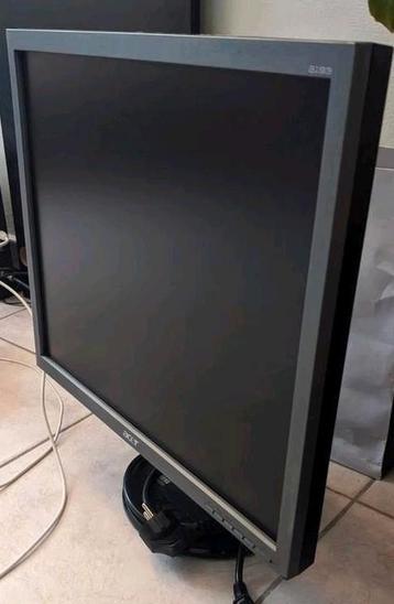 Écran 19" VGA et DVI Acer - occasion., Enlèvement, Utilisé, VGA, Réglable en hauteur