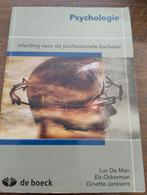 De Man - Inleiding prof. Bachelor psychologie, Ophalen of Verzenden, Zo goed als nieuw, Nederlands, De Man