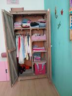 Roulotte Chambre à coucher en vrai bois, Maison & Meubles, Enlèvement, Comme neuf, Une personne, Bois brut