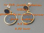 563. Bijou : boucles d'oreilles, NEUF, frais de port inclus, Autres matériaux, Noir, Envoi, Neuf