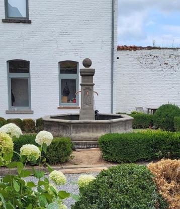 Fontaine de village française à l'aspect ancien, Enlèvement ou Envoi, Neuf, Béton, Fontaine