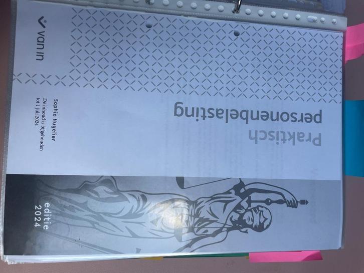 Praktisch Personenbelasting editie 2024, Boeken, Studieboeken en Cursussen, Zo goed als nieuw, Hogeschool, Ophalen of Verzenden