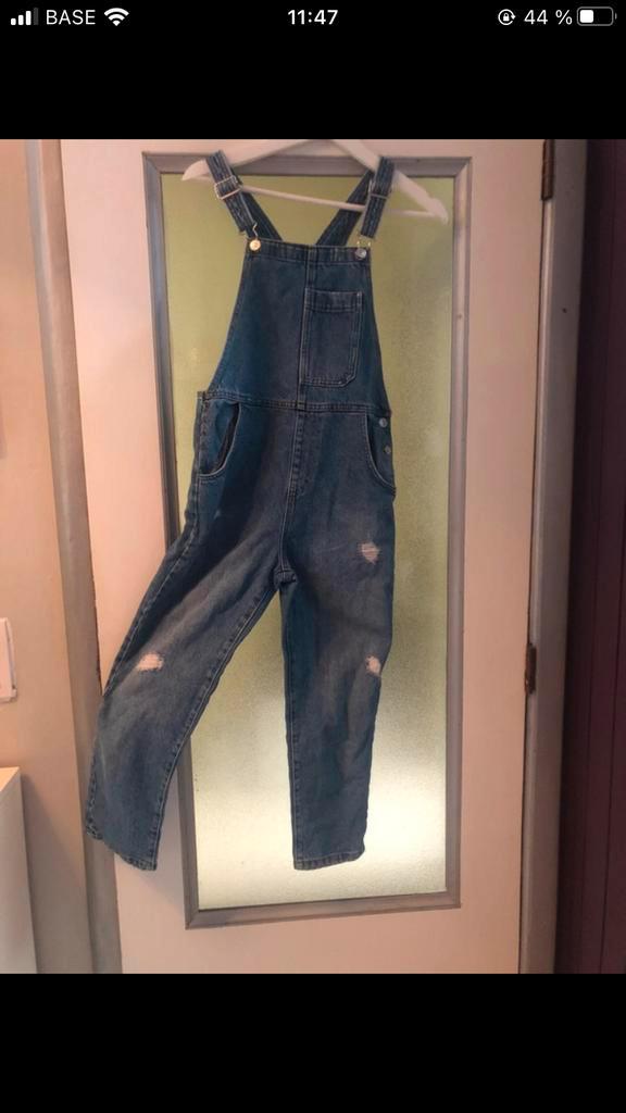 Salopette jeans Zara très mode 13/14 ans, Kinderen en Baby's, Kinderkleding | Maat 164, Zo goed als nieuw, Ophalen of Verzenden