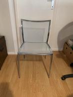 Chaises Zanotta Zilli en aluminium et toile PVC (blanc), Enlèvement ou Envoi, Comme neuf, Blanc