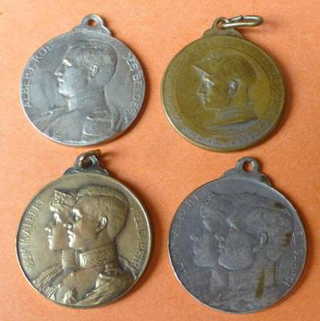 4 médailles patriotiques belges