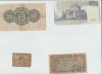 Bankbiljetten europa setje van 4, Postzegels en Munten, Bankbiljetten | Europa | Niet-Eurobiljetten, Setje, Ophalen of Verzenden
