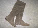 Hautes bottes grises en cuir/daim PEARLZ., Vêtements | Femmes, Chaussures, Neuf, Gris, Enlèvement, Pearlz