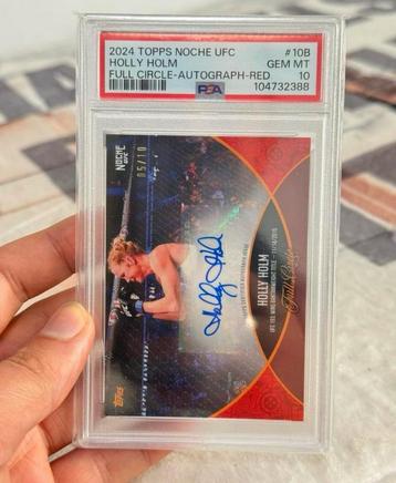 2024 TOPPS NOCHE UFC HOLLY HOLM FULL CIRCLE-AUTOGRAPH psa-10 beschikbaar voor biedingen