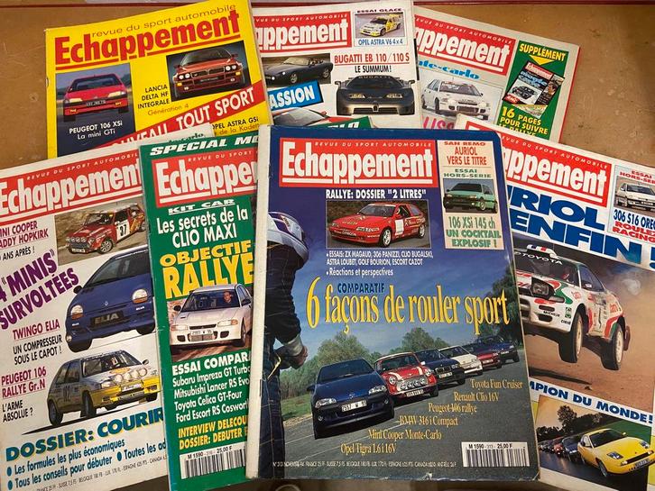 Tijdschriften Echappement 1991-1995, Boeken, Auto's | Folders en Tijdschriften, Gelezen, Ophalen of Verzenden