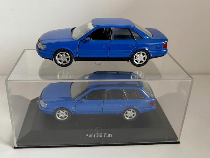 2x Audi S6 plus, Hobby & Loisirs créatifs, Voitures miniatures | 1:43, Comme neuf, Voiture, Enlèvement ou Envoi