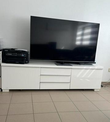 Meuble TV et table basse carrés, Enlèvement, Utilisé, Carré