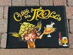 Cuvée des Trolls licht metalen plakkaat, zwart met troll..., Ophalen of Verzenden, Gebruikt, Reclamebord