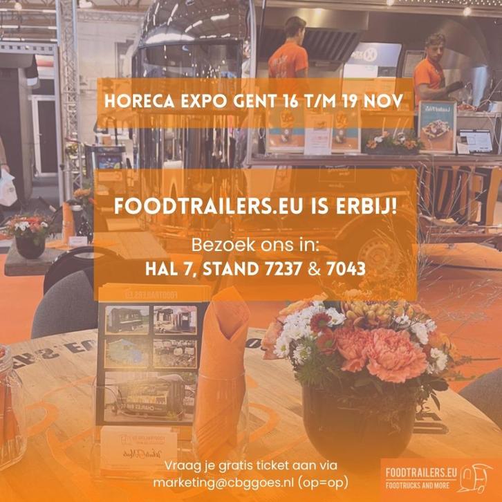 Horeca Expo Gent .. u komt toch ook..?, Zakelijke goederen, Horeca | Keukenapparatuur, Ophalen of Verzenden