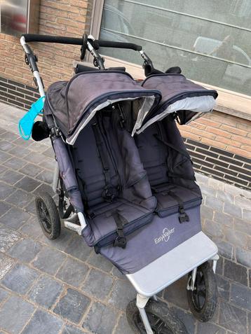 Dubbele buggy, Enlèvement, Utilisé, Poussette ou Buggy