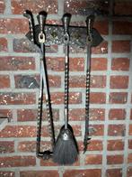 Vintage set open haard, Huis en Inrichting, Ophalen, Gebruikt, Houthaard