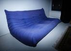 Vintage Togo Ligne Roset — stone-washed blauw, Huis en Inrichting, Ophalen, Gebruikt, 150 tot 200 cm, Vintage
