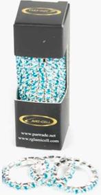 Vlechtelastiekjes met diamantjes Licht Blauw - Paardenelasti, Dieren en Toebehoren, Ophalen of Verzenden, Nieuw