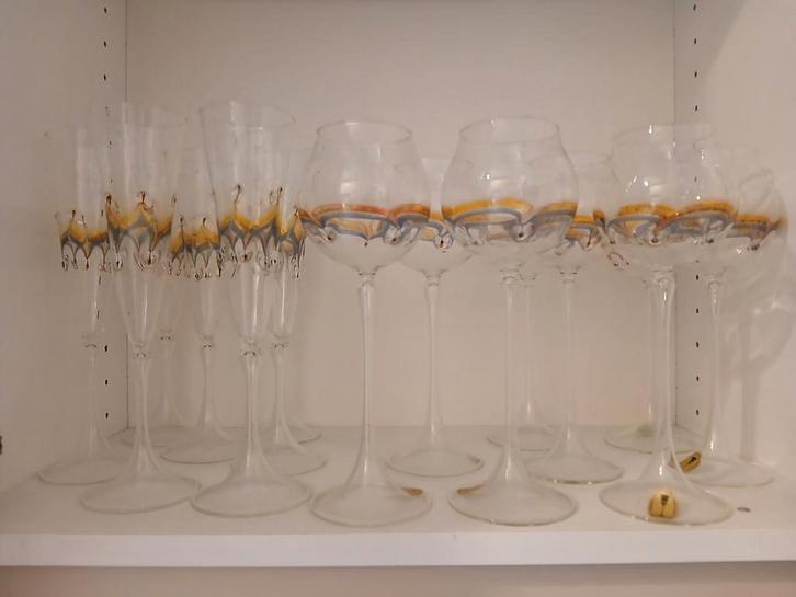 Glazen om de zomer in te vieren! (15 stuks), Antiek en Kunst, Antiek | Glaswerk en Kristal, Ophalen