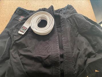 Fuji Gi broek vest en riem - zwart - 180, Enlèvement ou Envoi, Comme neuf