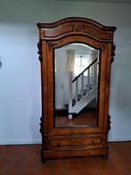 Stijlvolle spiegelkast massief hout, Antiek en Kunst, Antiek | Meubels | Kasten, Ophalen