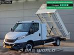 Iveco Daily 35C14 Kipper met Kist 3500kg trekhaak Airco Crui, Auto's, Bestelwagens en Lichte vracht, Euro 6, Iveco, Wit, Bedrijf