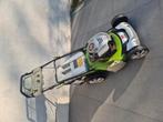 benzine grasmaaier zelftrekker, Tuin en Terras, Grasmaaiers, Ophalen, Cirkelmaaier, Gebruikt, Opvangzak