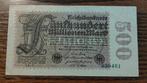 Duitsland - 500 Millionen Mark 1923 - F/VF, Ophalen of Verzenden, Duitsland, Los biljet