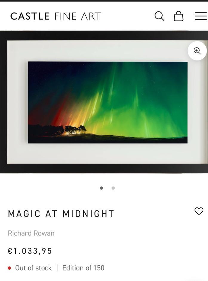 Gelimiteerde giclée kunstdruk op glas van Richard Rowan, Antiek en Kunst, Kunst | Schilderijen | Modern, Ophalen