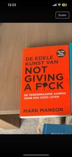 Not giving a fuck, Livres, Conseil, Aide & Formation, Enlèvement ou Envoi, Neuf, Mark Manson