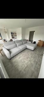 3,5 persoonsbank met verlengstuk aan de linkerkant, Ophalen, Gebruikt, Stof, Moderne