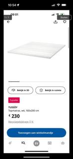 Oplegmatras 160x200, Ophalen, Zo goed als nieuw