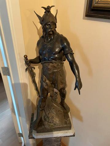 Sculptuur  beeld Emile-Louis Picault antiek  beschikbaar voor biedingen