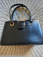 Vintage zwarte handtas met clipsluiting, Ophalen, Zo goed als nieuw, Handtas