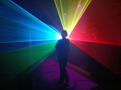 PAASPROMO Nieuwe First Class 5W RGB Laser 25Kpps, Muziek en Instrumenten, Licht en Laser, Nieuw, Licht, Geluidgestuurd, Kleur