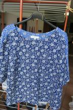 Blouse nieuw blauw bloemenprint Améline mt 42, Blauw, Maat 42/44 (L), Nieuw, Ophalen of Verzenden