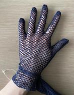 Donkerblauwe nethandschoenen - NIEUW, Verzenden, Nieuw, Handschoenen