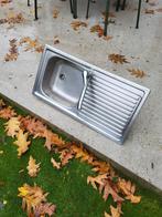 inox gootsteen met kraan, Huis en Inrichting, Keuken | Keukenelementen, Ophalen, Gebruikt