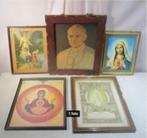 5 magnifiques estampes religieuses anciennes, Antiquités & Art, Antiquités | Objets religieux, Enlèvement ou Envoi