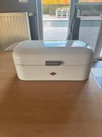 Witte broodtrommel Wesco, Huis en Inrichting, Keuken | Keukenbenodigdheden, Ophalen, Zo goed als nieuw