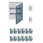 Tableau électrique  Hager 2x18module prêt a poser, Bricolage & Construction, Enlèvement ou Envoi, Neuf, Câble ou Fil électrique