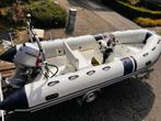 Rubberboot - Rib 50PK. 5.20 meter INC trailer, Watersport en Boten, Gebruikt, Benzine, Minder dan 70 pk, Overige materialen