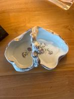 Plat en porcelaine à deux compartiments, Ophalen of Verzenden